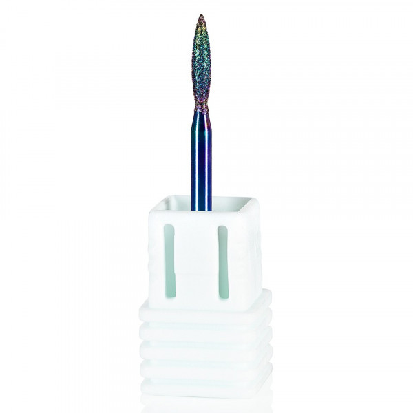 Capat Freza Diamant Cuticule LUXORISE Rainbow Cone, duritate medie #253