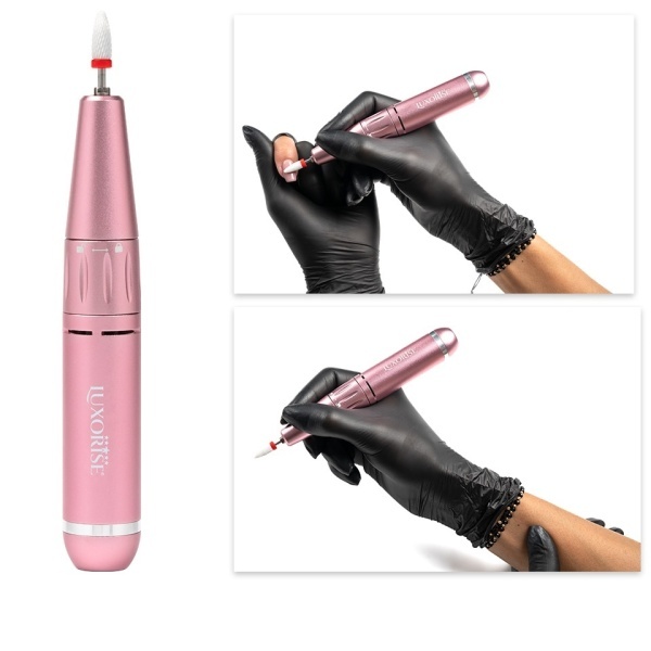 Freza Unghii Portabila Titanium StarShine - LUXORISE, Pink