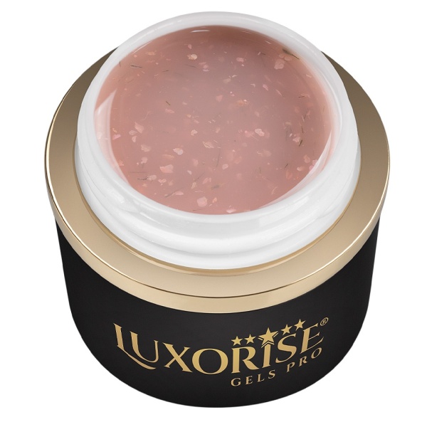 Gel UV Constructie Unghii RevoFlex Floral LUXORISE 15ml, Petal Serenade