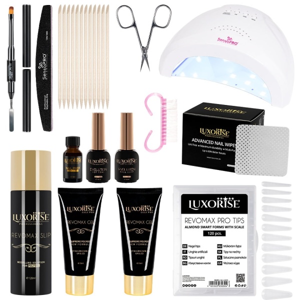 Kit Polygel LUXORISE Sculpt Elite cu Lampa #13