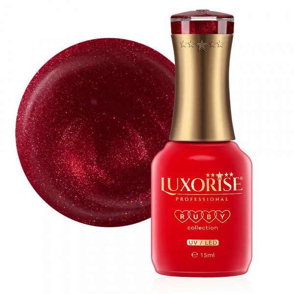 Oja Semipermanenta Ruby Collection LUXORISE, Love Elixir 15ml