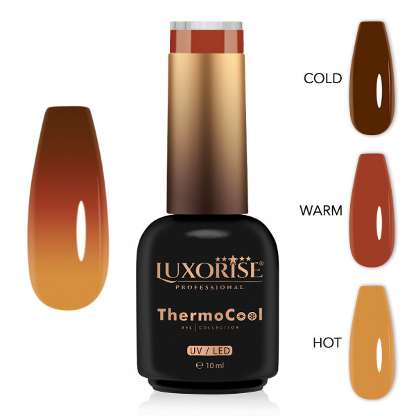 Oja Semipermanenta Termica 3 Culori LUXORISE ThermoCool - Vivid Thrill 10ml