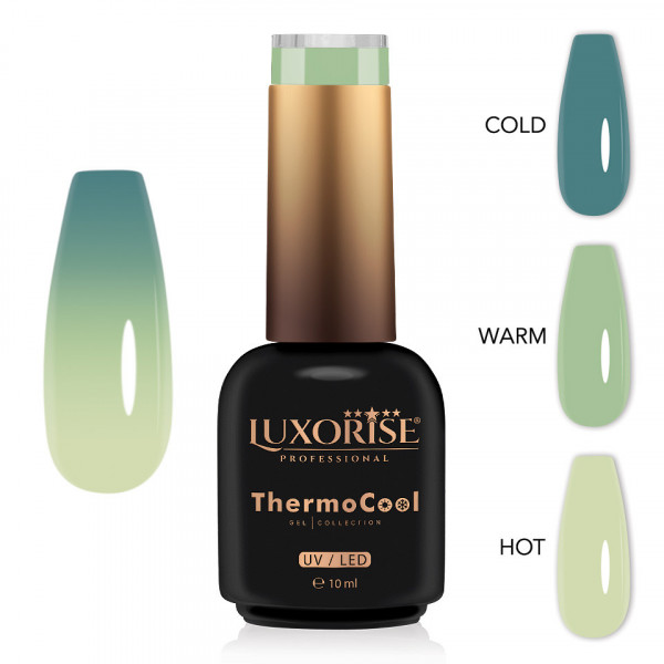 Oja Semipermanenta Termica 3 Culori LUXORISE ThermoCool - Summer Cocktail 10ml