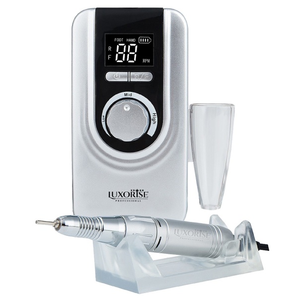 Pila Electrica Portabila Revolution Elite - LUXORISE , 35.000 RPM, Silver
