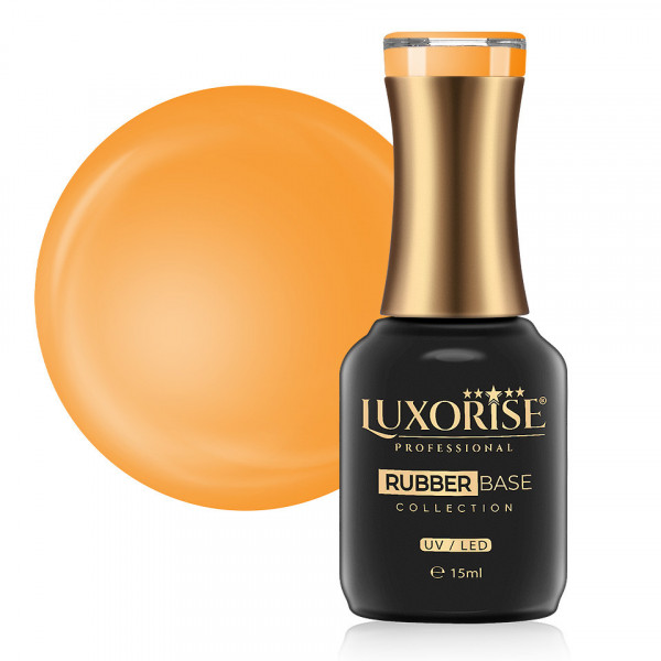 Rubber Base LUXORISE Neon City Collection - Tangerine 15ml
