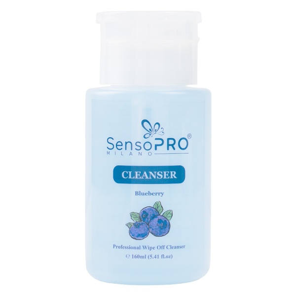 Cleanser unghii SensoPRO Milano Blueberry Degresant - Cleaner, 160 ml