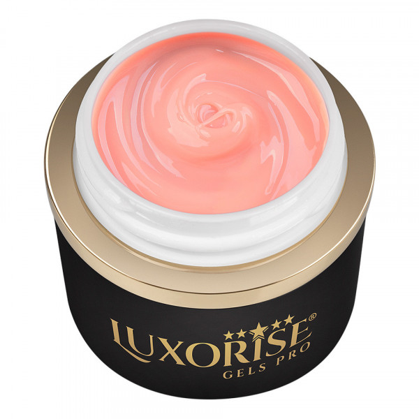 Gel UV Constructie Unghii JellyFlex LUXORISE, Silky Peach 15ml