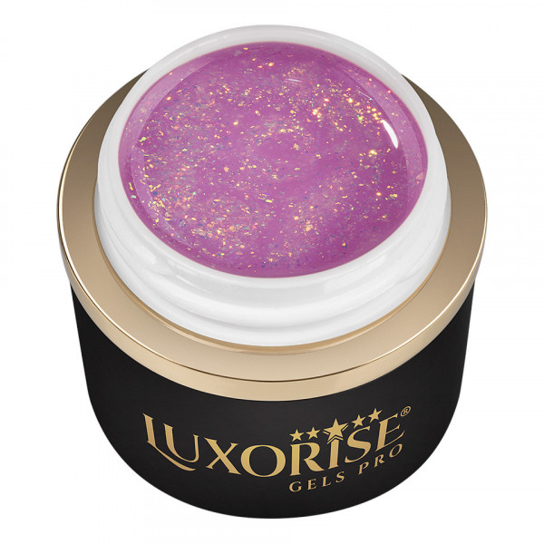 Gel UV Constructie Unghii RevoFlex LUXORISE 15ml, Orchid Frost
