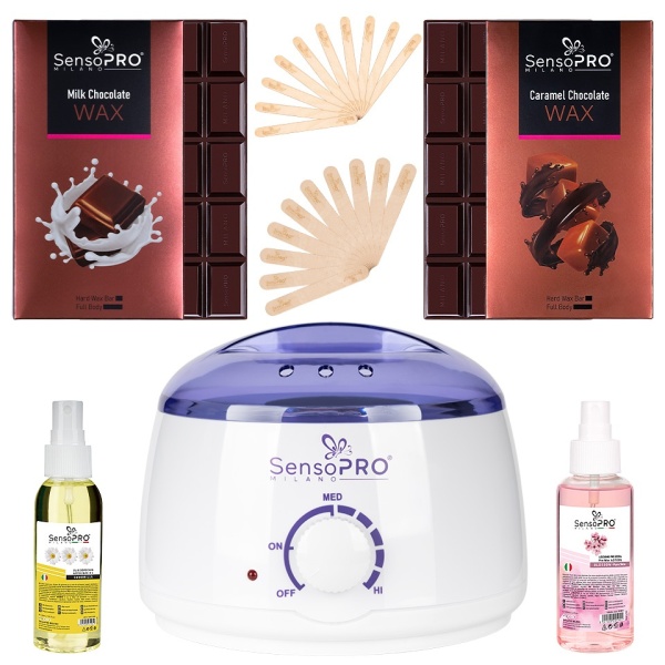 Kit Epilare Ceara SensoPRO Milano, Chocolate Soft Skin