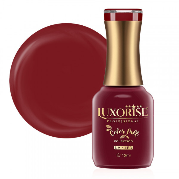 Oja Semipermanenta Color Fall Collection Windy Red, LUXORISE, 15ml
