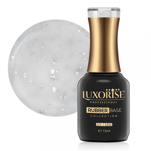 Rubber Base LUXORISE Glamour Collection - Silver Touch 15ml