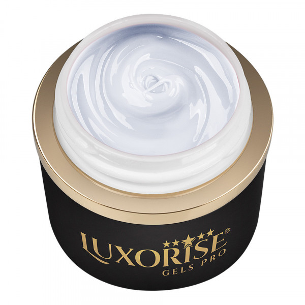 Gel UV Constructie Unghii JellyFlex LUXORISE, White 15ml