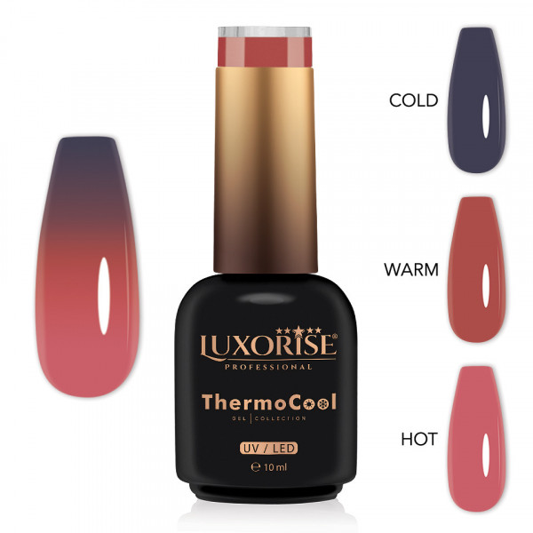 Oja Semipermanenta Termica 3 Culori LUXORISE ThermoCool - Free Spirit 10ml