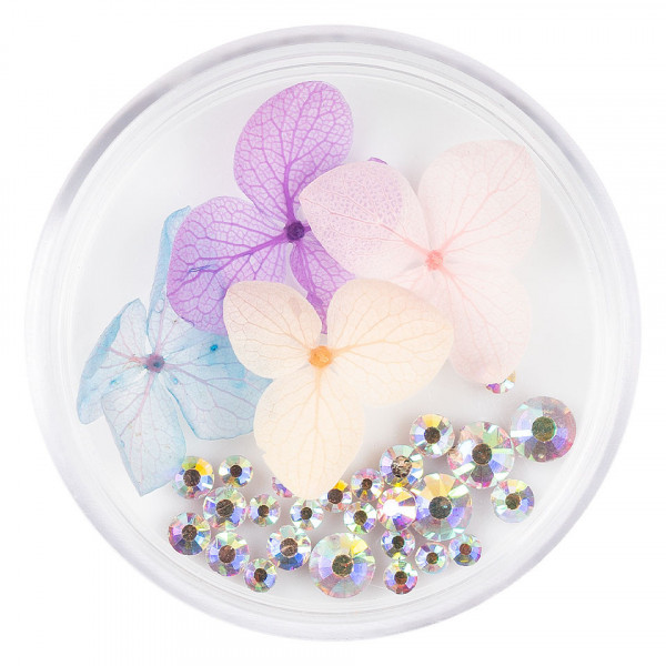 Flori Uscate Unghii LUXORISE cu cristale - Floral Fairytale #15