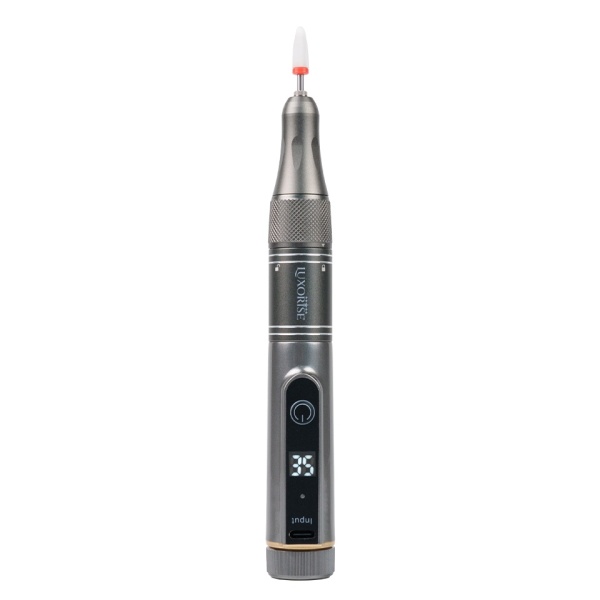 Freza Unghii Portabila DiamondEdge PRO 30.000 RPM - LUXORISE, Grey
