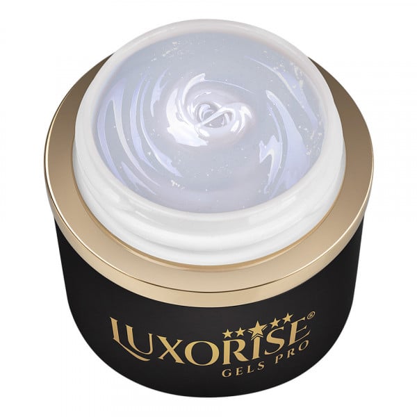 Gel UV Constructie Unghii JellyFlex LUXORISE, Pearly White 15ml