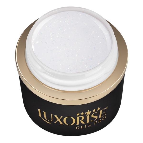 Gel UV Constructie Unghii RevoFlex LUXORISE 30ml, Angelic Glimmer
