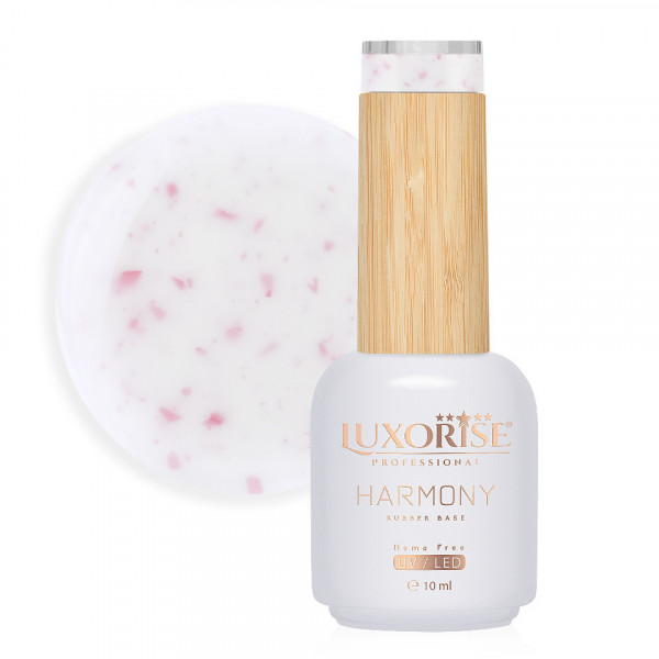 Rubber Base Hema Free LUXORISE Harmony - Rose Sparkle 10ml