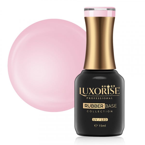 Rubber Base LUXORISE Crystal Collection - Sweetheart Pink 15ml