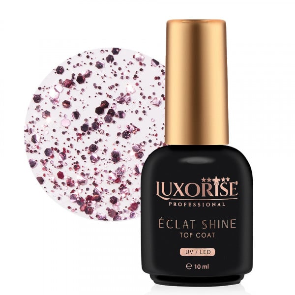 Top Coat LUXORISE - Eclat Shine Rosette 10ml