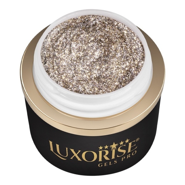 Gel Design 3D LUXORISE - Royal Glitz, Vintage Bronze 5ml
