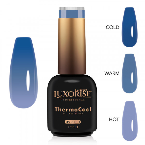 Oja Semipermanenta Termica 3 Culori LUXORISE ThermoCool - Celestial Mirage 10ml