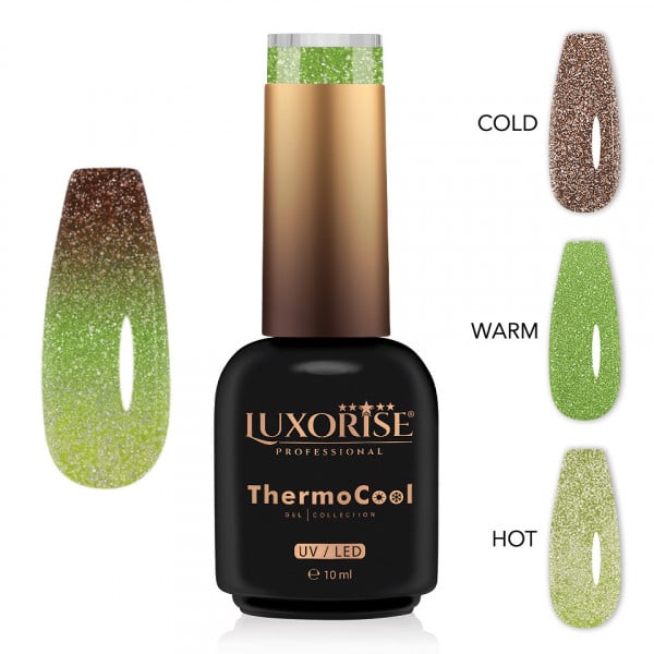 Oja Semipermanenta Termica 3 Culori LUXORISE ThermoCool - Serene Mind 10ml