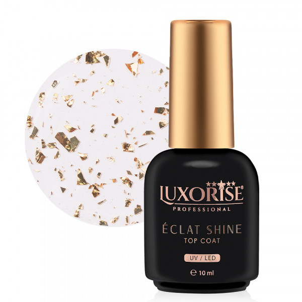 Top Coat LUXORISE - Eclat Shine, Gold 10ml