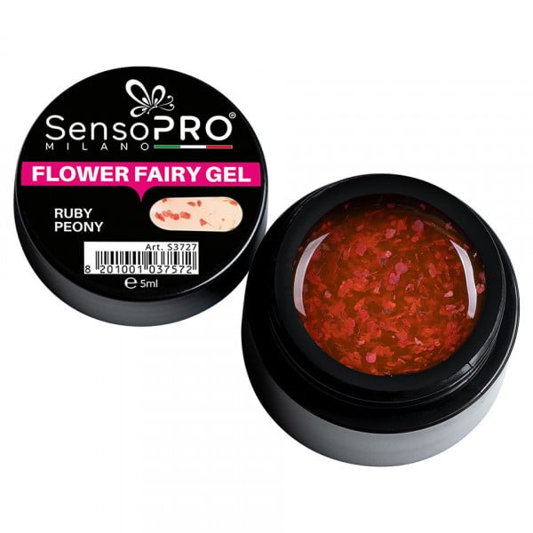 Flower Fairy Gel UV SensoPRO Milano - Ruby Peony 5ml
