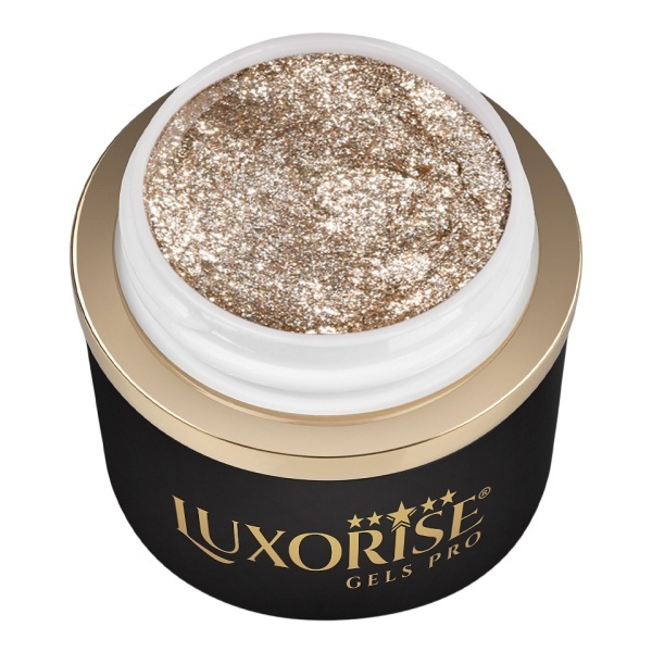 Gel Design 3D LUXORISE - Royal Glitz, Golden Kiss 5ml