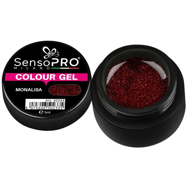 Gel UV Colorat Monalisa 5ml, SensoPRO Milano