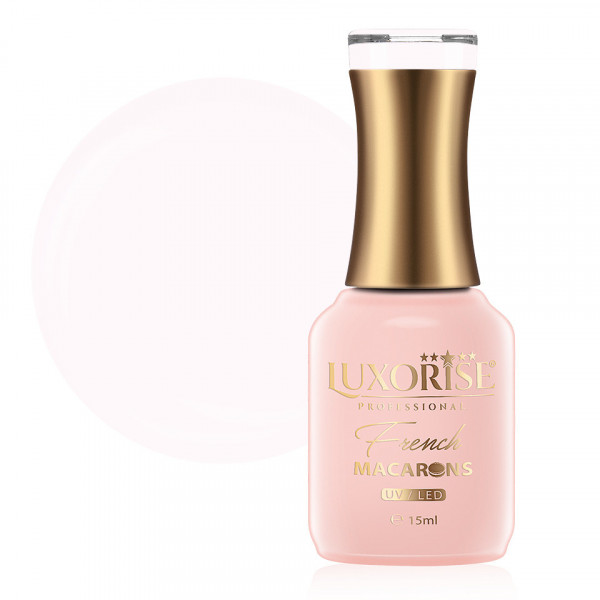 Oja Semipermanenta LUXORISE French Macarons Collection - Rose Champagne 15ml