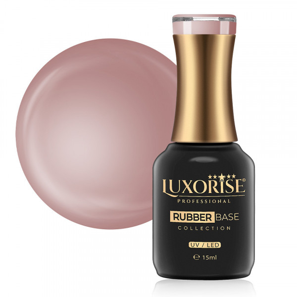 Rubber Base LUXORISE Crystal Collection - Almond Pearl 15ml