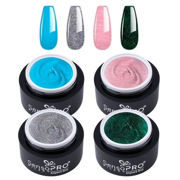 Set 36 Geluri UV Colorate SensoPRO Milano, Four Seasons Collection