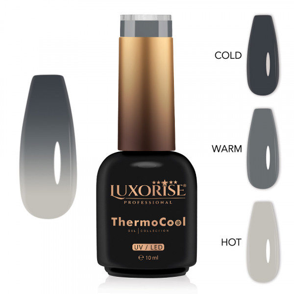 Oja Semipermanenta Termica 3 Culori LUXORISE ThermoCool - Classy Vibe 10ml
