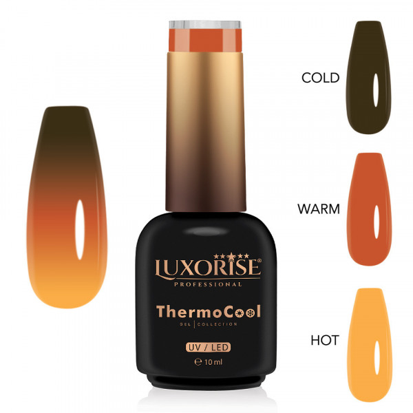 Oja Semipermanenta Termica 3 Culori LUXORISE ThermoCool - Twinkling Twirl 10ml