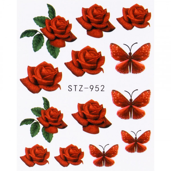 Tatuaj Unghii LUXORISE Flower Dare, STZ-952