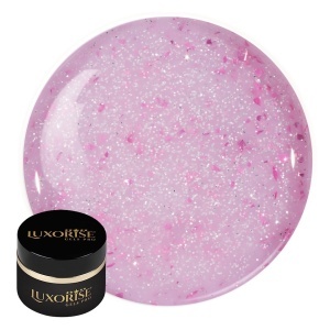 Gel UV Constructie Unghii RevoFlex Glitz LUXORISE 15ml, Orchid Shine