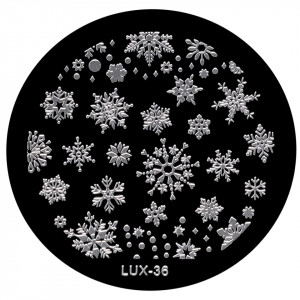 Matrita Metalica Stampila Unghii LUX-36 - Winter's Tale