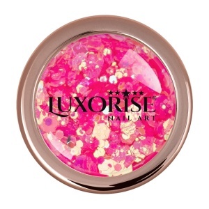 Paiete Unghii Neon Fluorescent LUXORISE, Light Pink