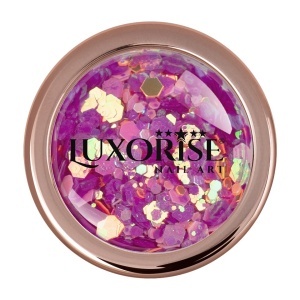 Paiete Unghii Neon Fluorescent LUXORISE, Purple