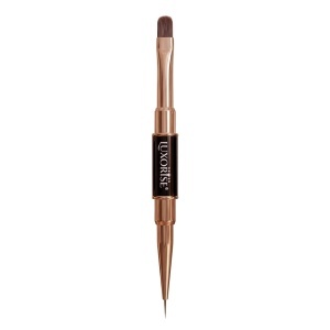 Pensula Unghii Dubla LUXORISE, Oval & Liner