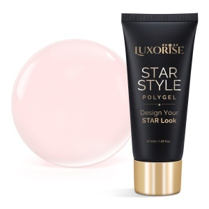 Polygel LUXORISE STAR STYLE - STAR NUDE Collection, Warm Backstage, 50ml