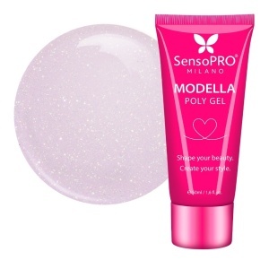 Polygel MODELLA SensoPRO Milano - Rosé Whisper, 50ml