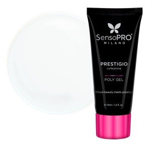 Polygel PRESTIGIO SensoPRO Milano - Prestige White, 50ml