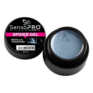 Spider Gel SensoPRO Metallic Turquise, 5 ml