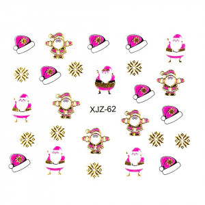 Sticker 3D Unghii LUXORISE XJZ-62, Christmas Collection
