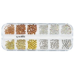 Strasuri Unghii LUXORISE, Crystal Castle, 12 modele