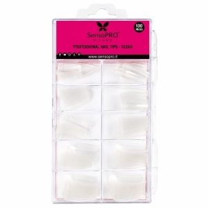 Tipsuri Unghii False SensoPRO Milano, 100 bucati, Transparente