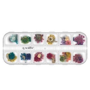 Flori Uscate Unghii LUXORISE - Petals Oasis, 12 modele